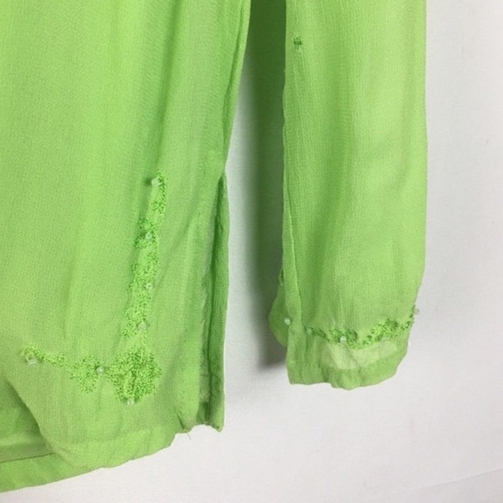A.M.I. Neon Embellished Tunic Top - Picture 7 of 8